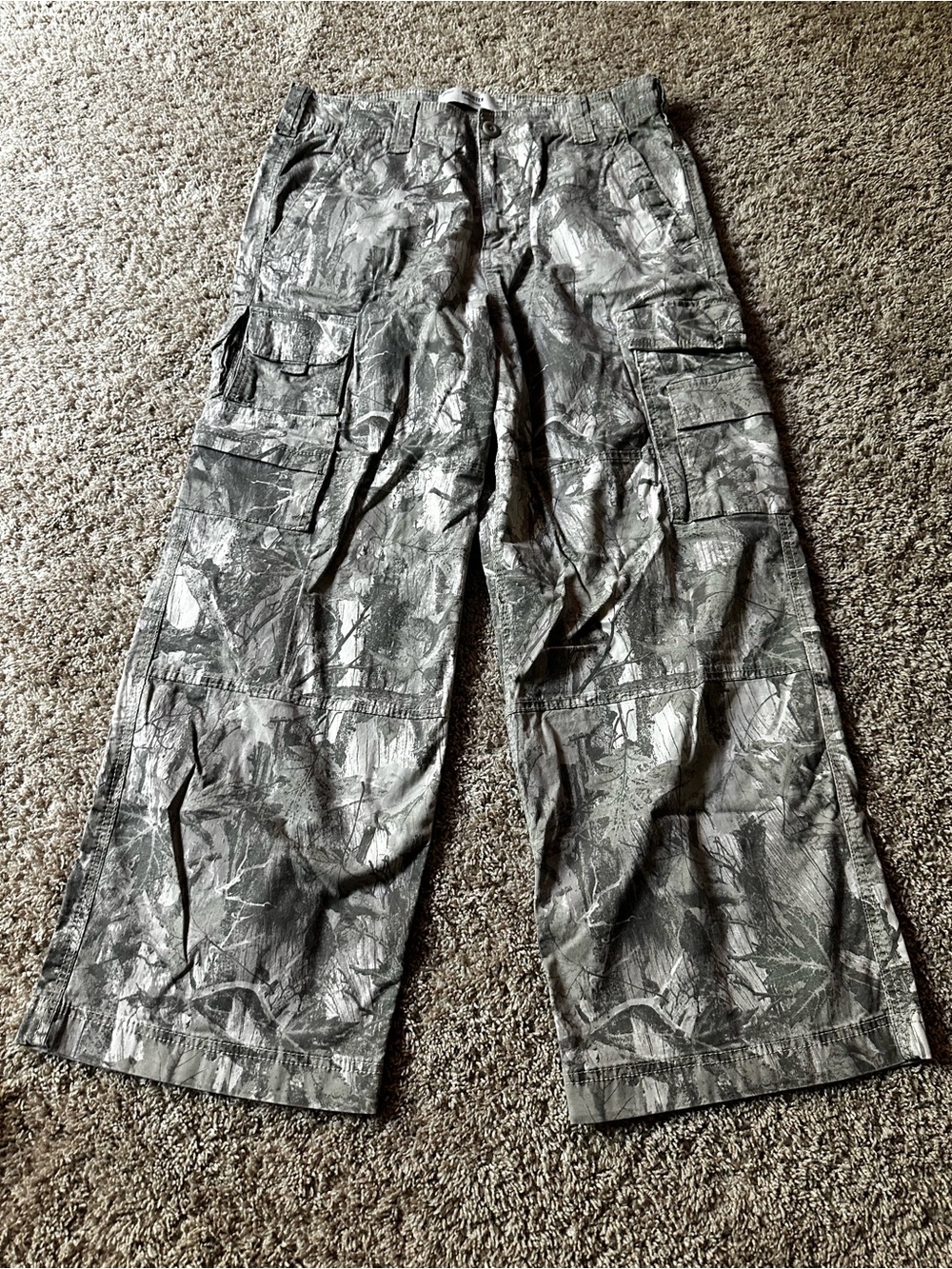 Hollister Mens Super Baggy Cargo Pants